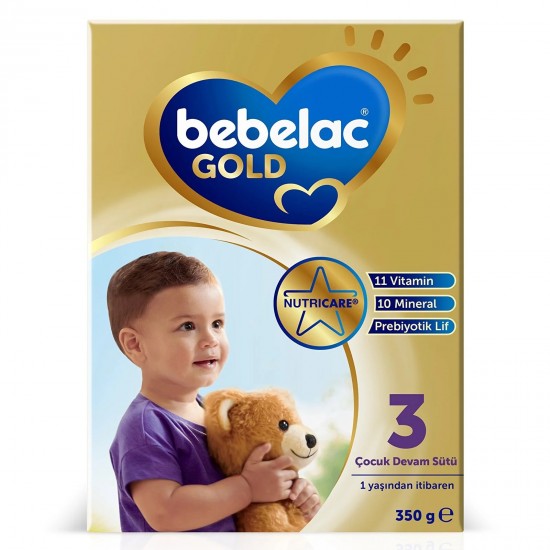 BEBELAC GOLD 3 Çocuk Devam Sütü 350 gr 1+ Yaş