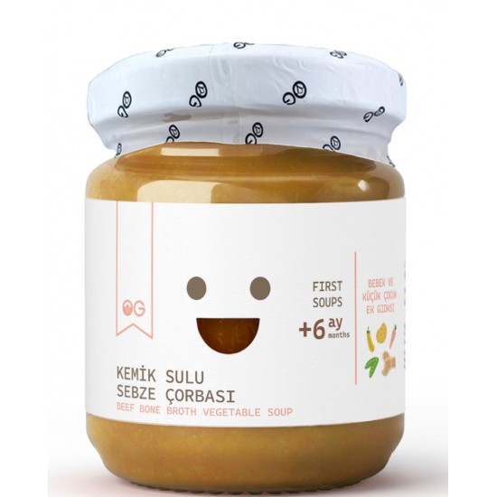 OG natural Kemik Sulu Sebze Çorbası 200g +6 Ay