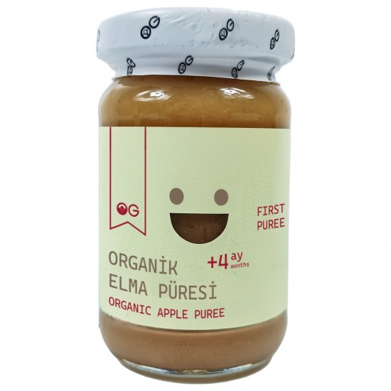 OG NATURAL Organik Elma Püresi 100 Gr +4 Ay