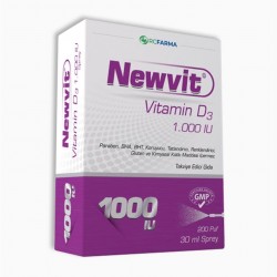Newvit Vitamin D3 1000 iu Sprey 30 ml