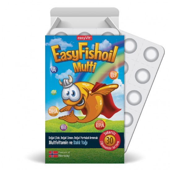 EasyFishoil Multi Multivitamin + Balık Yağı