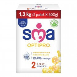 SMA optipro 2 numara bebek sütü probiyotik 1200 gr