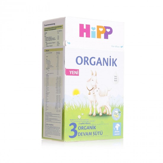 HİPP 3 Organik Keçi Sütlü Devam Sütü 400 gr 12+ Ay