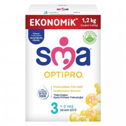 SMA optipro 3 numara bebek sütü probiyotik 1200 gr