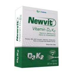 Newvit Vitamin D3K2 Sprey Takviye Edici Gıda 30 ml