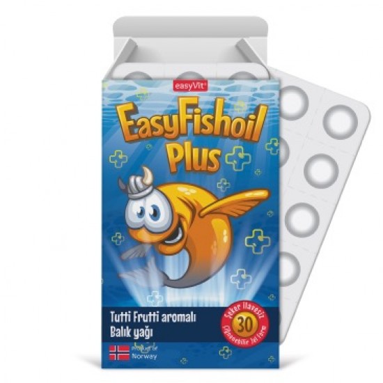 EasyFishoil plus Yüksek Omega 3 Yağ Asitleri İçeren Balık Yağı