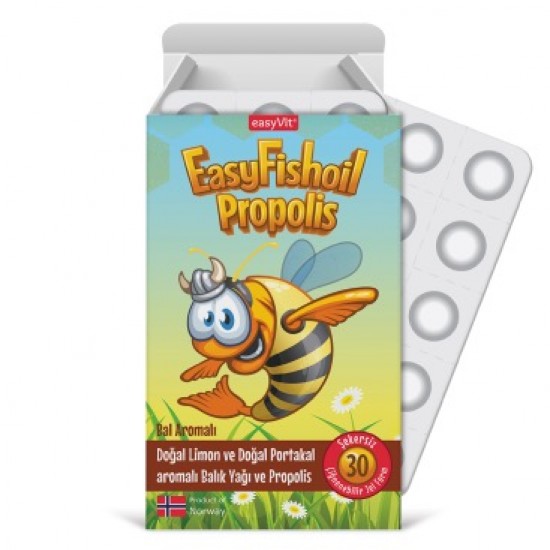 EasyFishoil Propolis + Balık Yağı + A vitamini